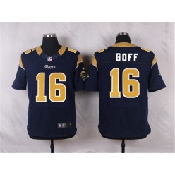 St. Louis Rams #16 Jared Goff Navy Blue Men Football Elite Nike NFL Jersey