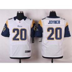 St. Louis Rams #20 Lamarcus Joyner Men Nike White Elite NFL Jersey