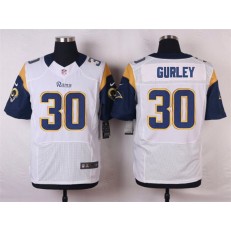St. Louis Rams #30 Todd Gurley Men Nike White Elite NFL Jersey