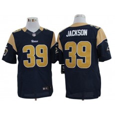 St. Louis Rams #39 Steven Jackson Navy Blue Men Football Elite Nike NFL Jersey