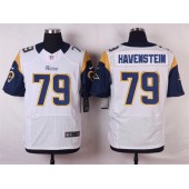 St. Louis Rams #79 Rob Havenstein Men Nike White Elite NFL Jersey