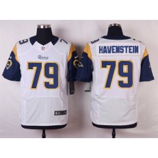 St. Louis Rams #79 Rob Havenstein Men Nike White Elite NFL Jersey