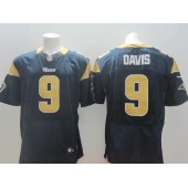 St. Louis Rams #9 Austin Davis Navy Blue Elite Men Nike NFL Jersey