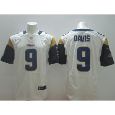 St. Louis Rams #9 Austin Davis White Elite Men Nike NFL Jersey