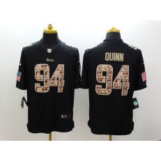 St. Louis Rams #94 Robert Quinn Black Men Stitched Nike NFL Limited Salute to Service Jersey