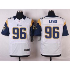 St. Louis Rams #96 Martin Ifedi Men Nike White Elite NFL Jersey