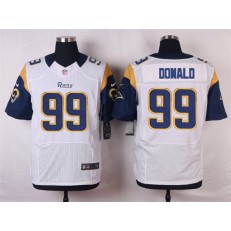 St. Louis Rams #99 Aaron Donald Men Nike White Elite NFL Jersey