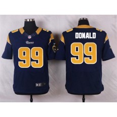 St. Louis Rams #99 Aaron Donald Navy Blue Men Football Elite Nike NFL Jersey