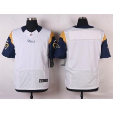 St. Louis Rams #Blank Men Nike White Elite NFL Jersey
