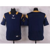 St. Louis Rams #Blank Navy Blue Men Football Elite Nike NFL Jersey