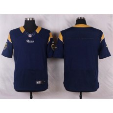 St. Louis Rams #Blank Navy Blue Men Football Elite Nike NFL Jersey