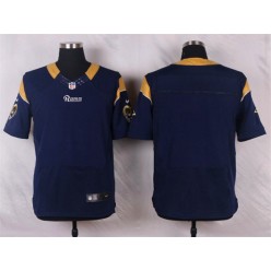 St. Louis Rams #Blank Navy Blue Men Football Elite Nike NFL Jersey