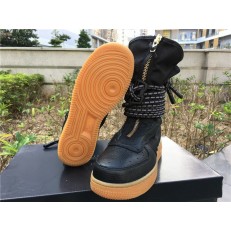 NIKE W SPECIAL FIELD AIR FORCE 1 HI BLACK BROWN