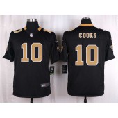 New Orleans Saints #10 Brandin Cooks Black Men Nike NFL Game Jersey