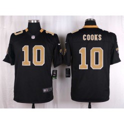 New Orleans Saints #10 Brandin Cooks Black Men Nike NFL Game Jersey