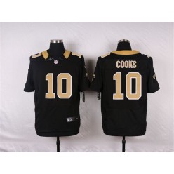 New Orleans Saints #10 Brandin Cooks Black Team Color Men Stitched Nike NFL Elite Jersey