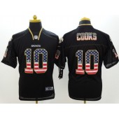 New Orleans Saints #10 Brandin Cooks USA Flag Fashion Black Men Elite Football Nike NFL Jersey