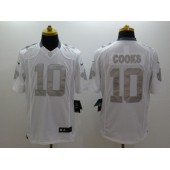 New Orleans Saints #10 Brandin Cooks White Men Stitched Nike NFL Limited Platinum Jersey