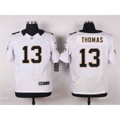 New Orleans Saints #13 Michael Thomas White Elite Men Nike NFL Jersey