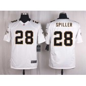 New Orleans Saints #28 Adrian Peterson White Men Nike NFL Game Jersey