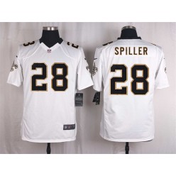 New Orleans Saints #28 Adrian Peterson White Men Nike NFL Game Jersey