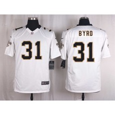 New Orleans Saints #31 Jairus Byrd White Men Nike NFL Game Jersey