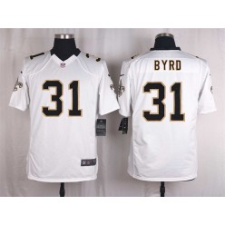 New Orleans Saints #31 Jairus Byrd White Men Nike NFL Game Jersey