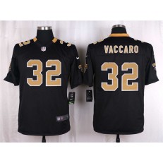 New Orleans Saints #32 Kenny Vaccaro Black Men Nike NFL Game Jersey