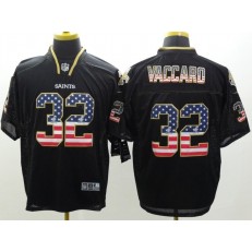 New Orleans Saints #32 Kenny Vaccaro USA Flag Fashion Black Men Elite Football Nike NFL Jersey