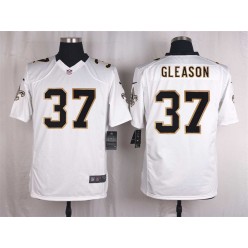 New Orleans Saints #37 Steve Gleason White Men Nike NFL Game Jersey