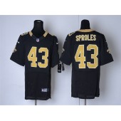 New Orleans Saints #43 Darren Sproles Black Team Color Men Stitched Nike NFL Elite Jersey