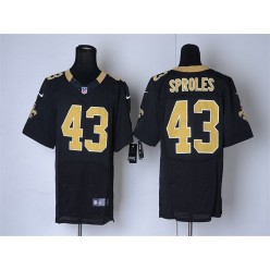 New Orleans Saints #43 Darren Sproles Black Team Color Men Stitched Nike NFL Elite Jersey
