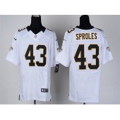 New Orleans Saints #43 Darren Sproles White Elite Men Nike NFL Jersey