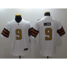 New Orleans Saints #9 Drew Brees White Color Rush Men Limited Nike NFL Jersey