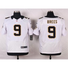New Orleans Saints #9 Drew Brees White Elite Men Nike NFL Jersey
