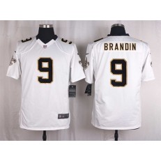 New Orleans Saints #9 Drew Brees White Men Nike NFL Game Jersey