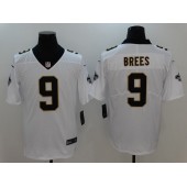 New Orleans Saints #9 Drew Brees White Vapor Untouchable Limited Men Nike NFL Jersey