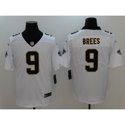 New Orleans Saints #9 Drew Brees White Vapor Untouchable Limited Men Nike NFL Jersey