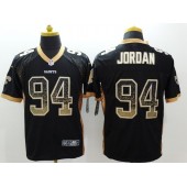 New Orleans Saints #94 Cameron Jordan Black Team Color Men Stitched Nike NFL Elite Drift Fashion Jersey