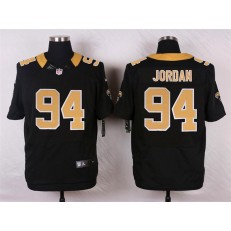 New Orleans Saints #94 Cameron Jordan Black Team Color Men Stitched Nike NFL Elite Jersey