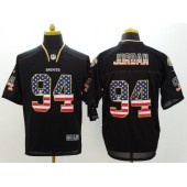 New Orleans Saints #94 Cameron Jordan USA Flag Fashion Black Men Elite Football Nike NFL Jersey