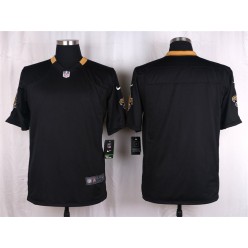 New Orleans Saints Blank Black Men Nike NFL Game Jersey