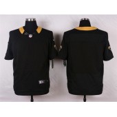 New Orleans Saints Blank Black Team Color Men Stitched Nike NFL Elite Jersey