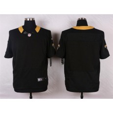 New Orleans Saints Blank Black Team Color Men Stitched Nike NFL Elite Jersey
