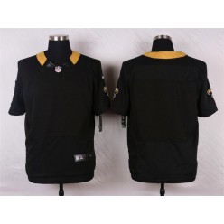 New Orleans Saints Blank Black Team Color Men Stitched Nike NFL Elite Jersey