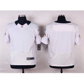 New Orleans Saints Blank White Elite Men Nike NFL Jersey