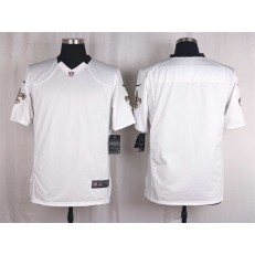 New Orleans Saints Blank White Men Nike NFL Game Jersey
