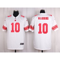 New York Giants #10 Eli Manning White Nike NFL Men Game Jersey