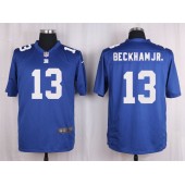 New York Giants #13 Odell Beckha Jr Blue Nike NFL Men Game Jersey