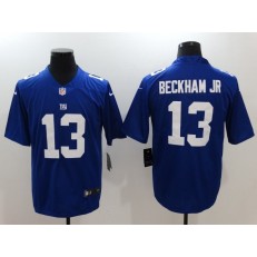 New York Giants #13 Odell Beckha Jr Blue Vapor Untouchable Limited Men Nike NFL Jersey